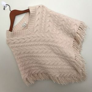 Banana Republic lambs’ wool and angora poncho